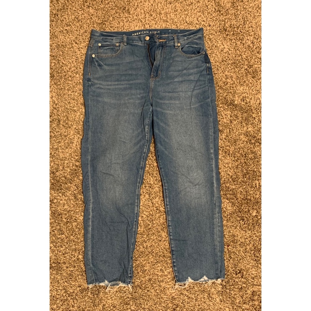 American Eagle Raw Hem Jeans